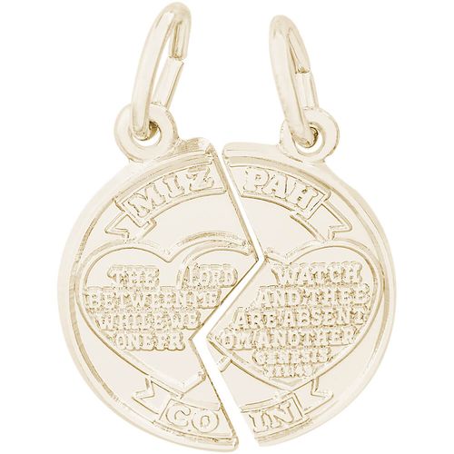 Mizpah Charm 10K Gold - 10-6067