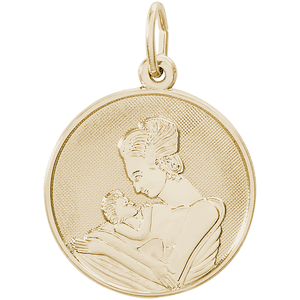 Mom And Baby Charm 10K Gold - 10-4424