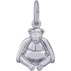 Monkey Charm Silver - 10-8324