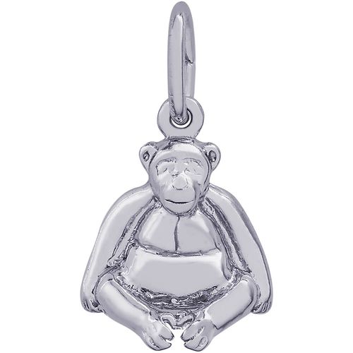 Monkey Charm White Gold - 10-8324