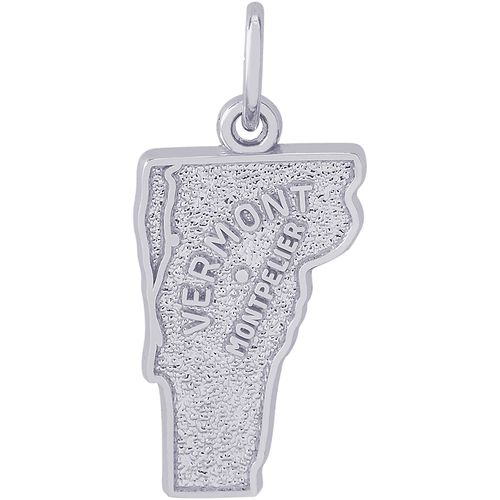 Montpelier Vermont Charm White Gold - 10-2875