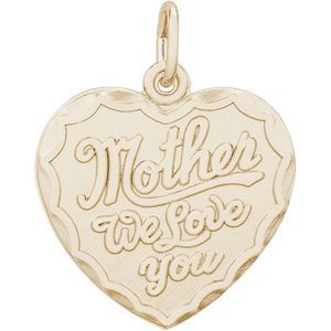Mother We Love You Charm Gold Plated - 10-2851
