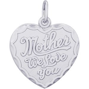 Mother We Love You Charm White Gold - 10-2851