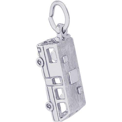 Motor Home Charm Silver - 10-8211