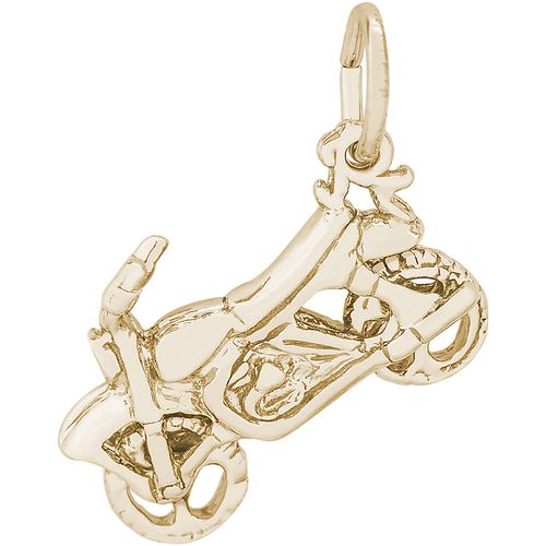Motorcycle Charm 14K Gold - 10-1543