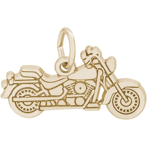 Motorcycle Charm Gold Plated - 10-7748