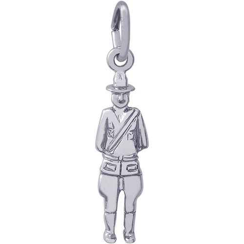 Mountie Charm Silver - 10-8349