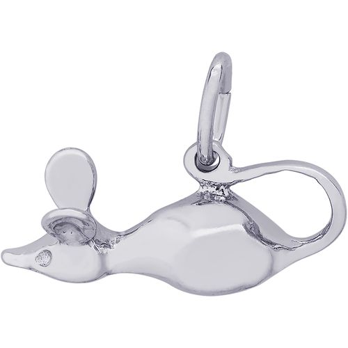 Mouse Charm White Gold - 10-1498