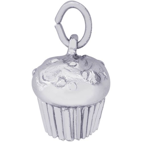 Muffin Charm White Gold - 10-3603