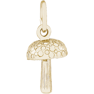 Mushroom Charm 10K Gold - 10-2327