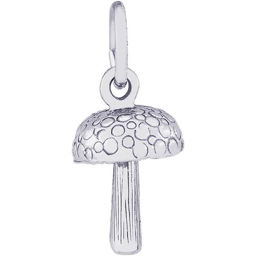 Mushroom Charm White Gold - 10-2327