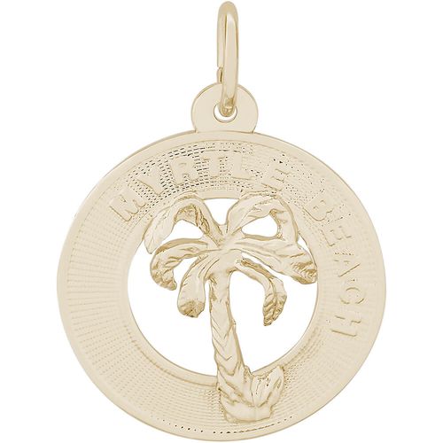 Myrtle Beach Charm Gold Plated - 10-3783