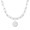 Rembrandt Nana Disc Necklace Set Sterling Silver - 18 Inch - 29-2428-303-18-ss