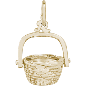 Nantucket Basket Charm Gold Plated - 10-8285