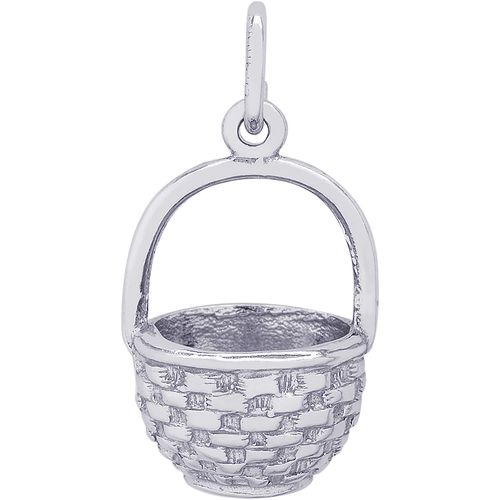 Nantucket Basket Charm Silver - 10-3323