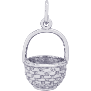 Nantucket Basket Charm White Gold - 10-3323