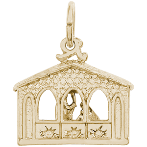 Nativity Scene Charm 10K Gold - 10-8159