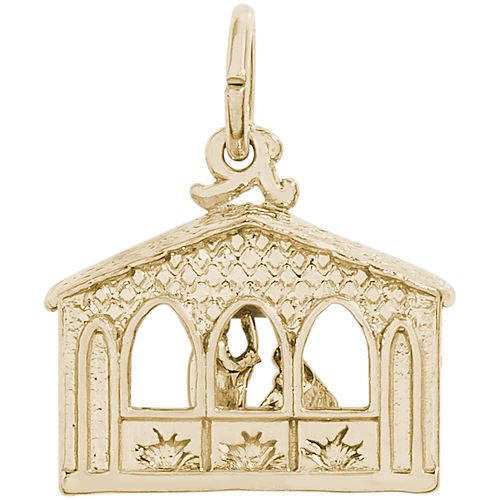 Nativity Scene Charm 14K Gold - 10-8159