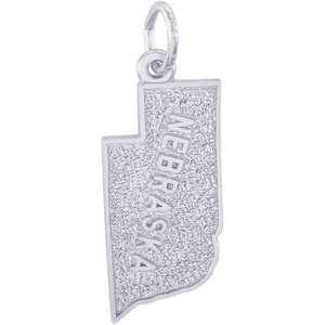 Nebraska Charm Silver - 10-3298