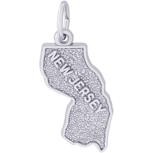 New Jersey Charm Silver - 10-3071