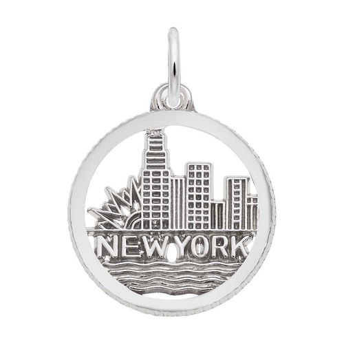 New York Skyline Charm Silver - 10-6246