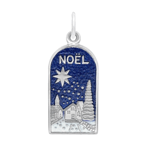 Rembrandt Noel _ Painted Charm - Silver - 10-6425-1-SS