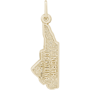North Carolina Wilmington Charm 10K Gold - 10-3523