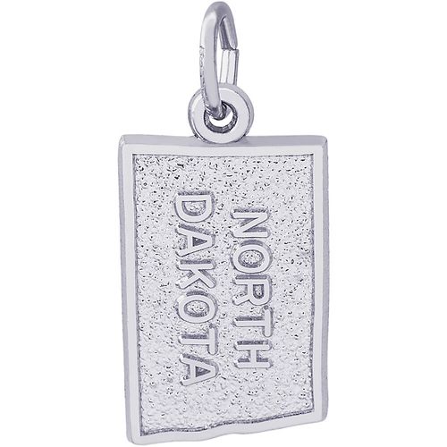 North Dakota Charm Silver - 10-3615