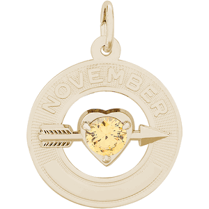 November Charm 14K Gold - 10-3341