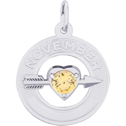 November Charm Silver - 10-3341
