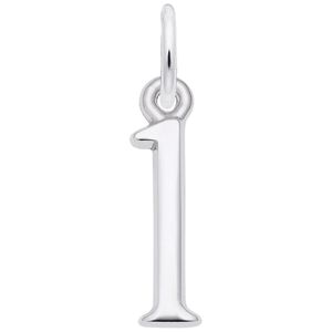 Number 1 Charm Silver - 10-1761-1