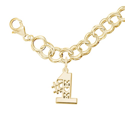 Rembrandt Number One Mom Bracelet Set 14k Gold - 27-6179-021-21-14k