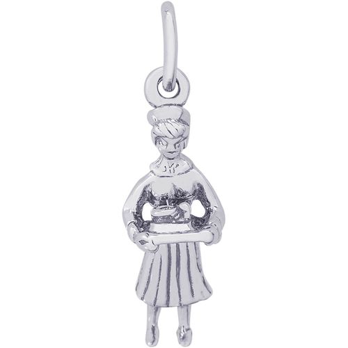 Nurse Charm White Gold - 10-1616