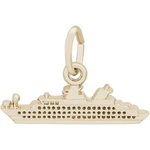 Ocean Liner Charm 14K Gold - 10-5596