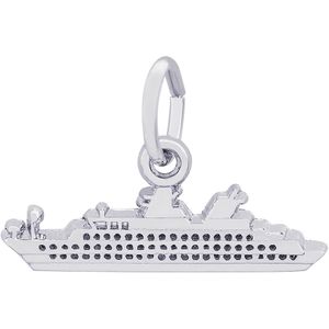 Ocean Liner Charm White Gold - 10-5596