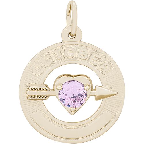 October Charm 14K Gold - 10-3340