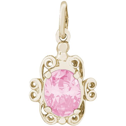 October Charm 14K Gold - 10-4764-10