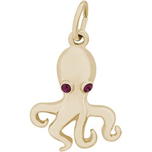 Octopus Charm 10K Gold - 10-5364