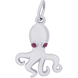 Octopus Charm White Gold - 10-5364