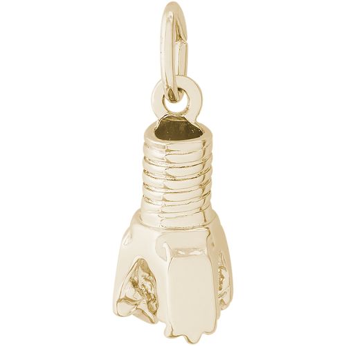 Oil Drill Bit Charm 14K Gold - 10-5746