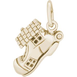 Old Lady In A Shoe Charm 10K Gold - 10-0935
