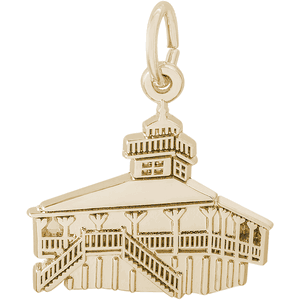 Old Port Boca Grande Lighthouse  Florida Charm 10K Gold - 10-6567