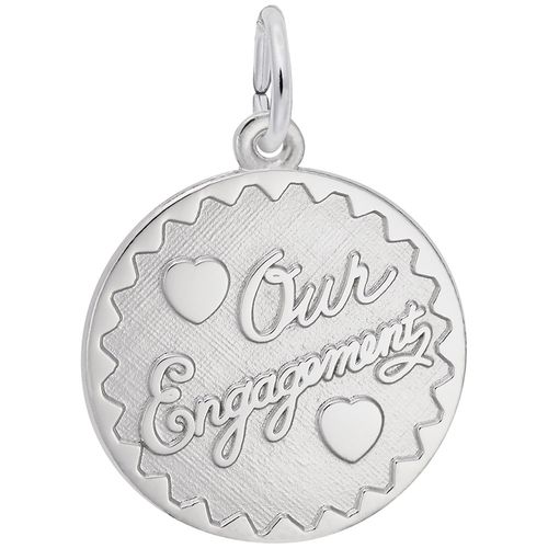 Our Engagement Charm Silver - 10-3782