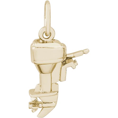 Outboard Motor Charm Gold Plated - 10-3883