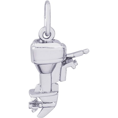 Outboard Motor Charm Silver - 10-3883