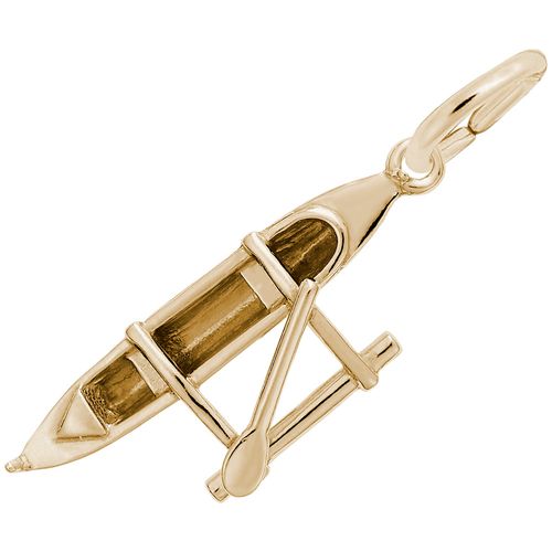 Outrigger Canoe Charm Gold Plated - 10-1554