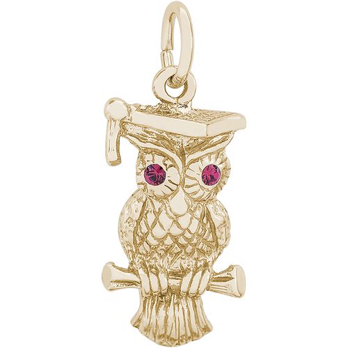 Owl Charm Gold Plated - 10-2596