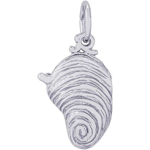 Oyster Charm Silver - 10-2009