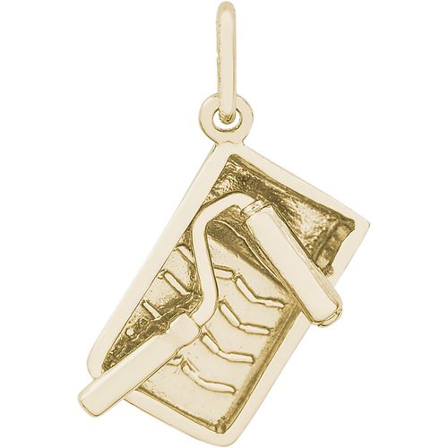 Paint Tray & Roller Charm Gold Plated - 10-3926