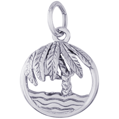 Palm And Waves Charm - 10-2343